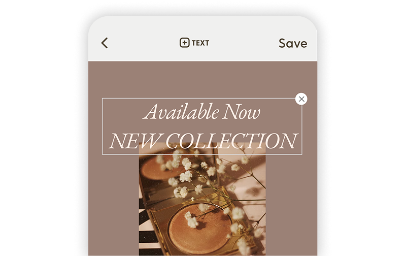 The Word Swag app open on a smartphone
