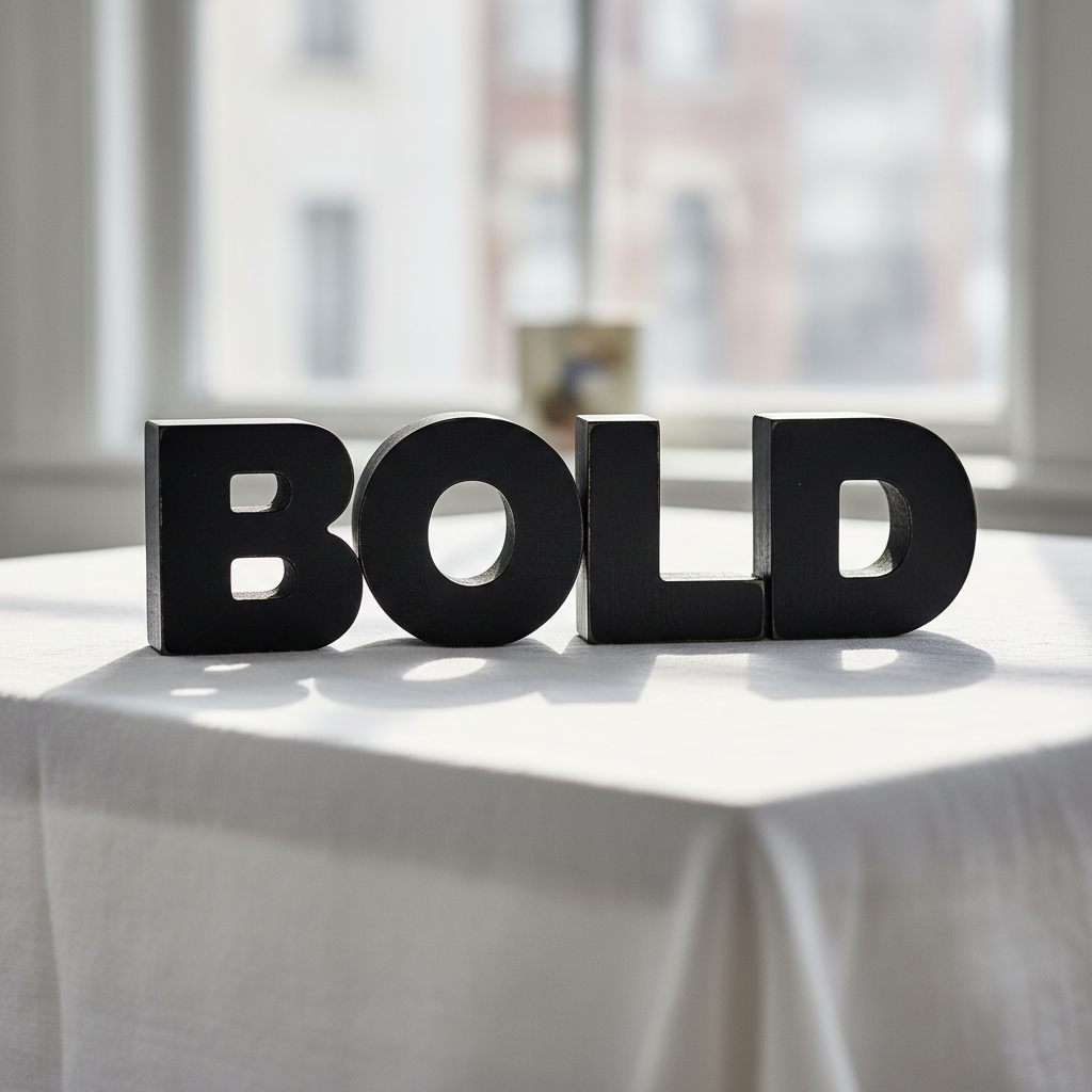 Bold Fonts on Instagram: Why Heavy Type Wins the Feed
