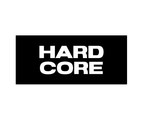 Hard Core font preview in the Word Swag app