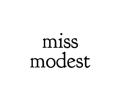 Miss Modest font preview in the Word Swag app