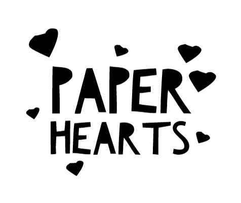 Paper Hearts font preview in the Word Swag app