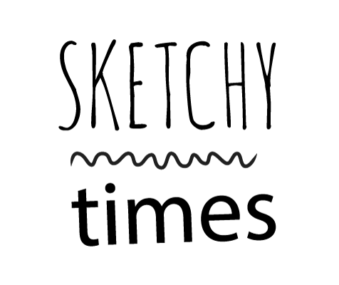 Sketchy Times font preview in the Word Swag app