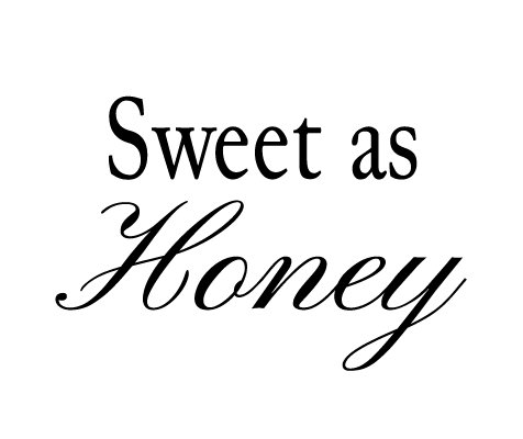 Sweet As Honey font preview in the Word Swag app