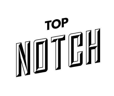 Top Notch font preview in the Word Swag app
