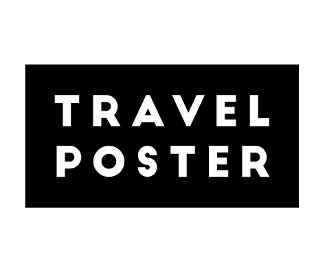 Travel Poster font preview in the Word Swag app