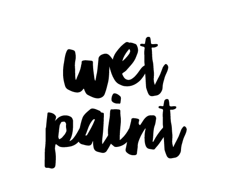 Wet Paint font preview in the Word Swag app